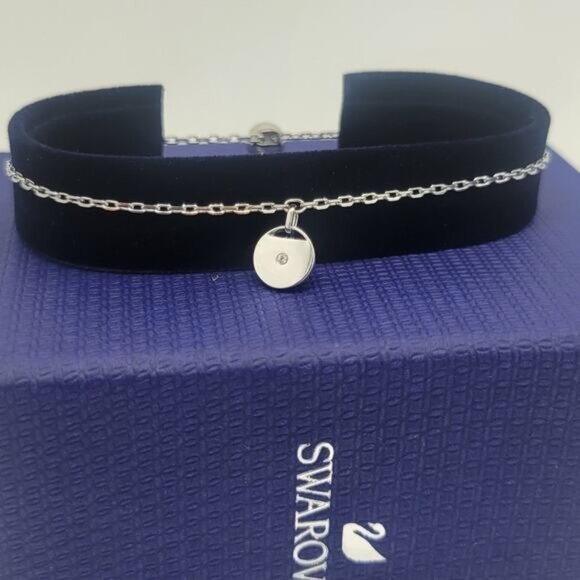 Swarovski Ginger Disc Chain Slide Bracelet NIB - Picture 2 of 6